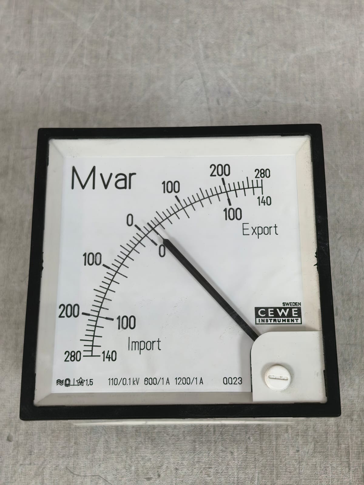 CEWE 0023 CEWE INSTRUMENTS 0023 ANALOG PANEL METER 110/0.1KV 6