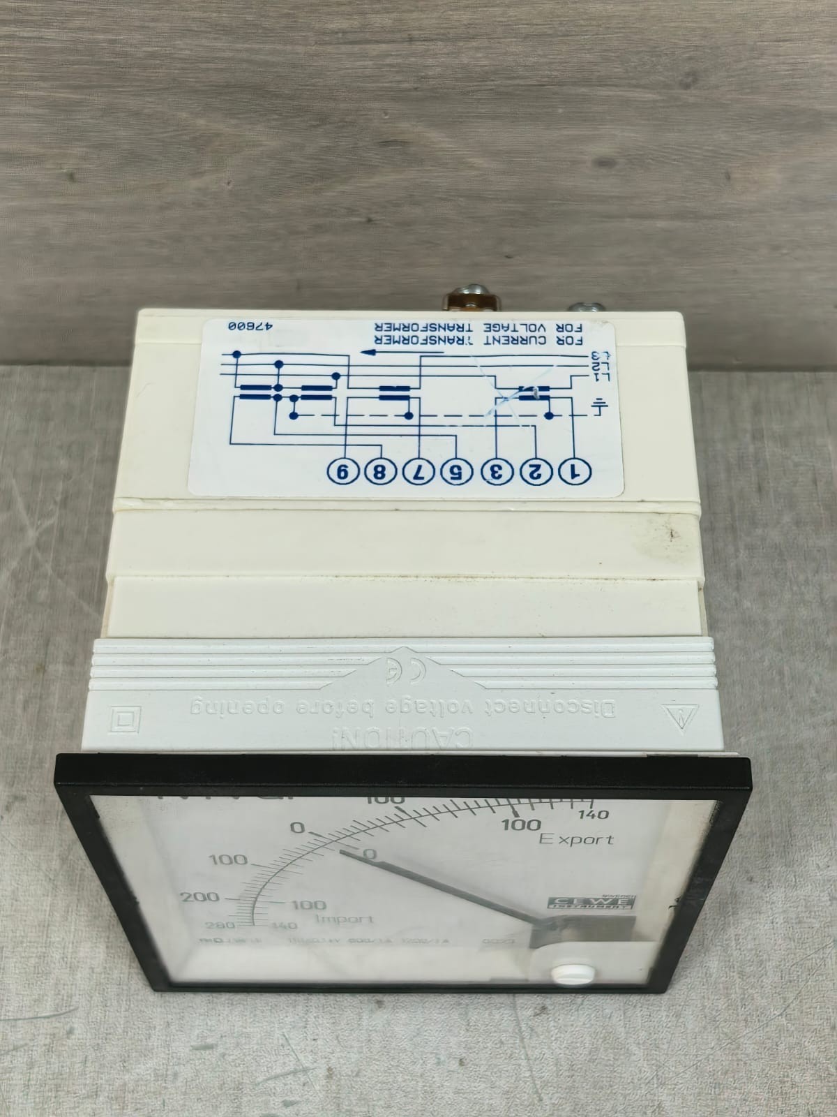 CEWE 0023 CEWE INSTRUMENTS 0023 ANALOG PANEL METER 110/0.1KV 7