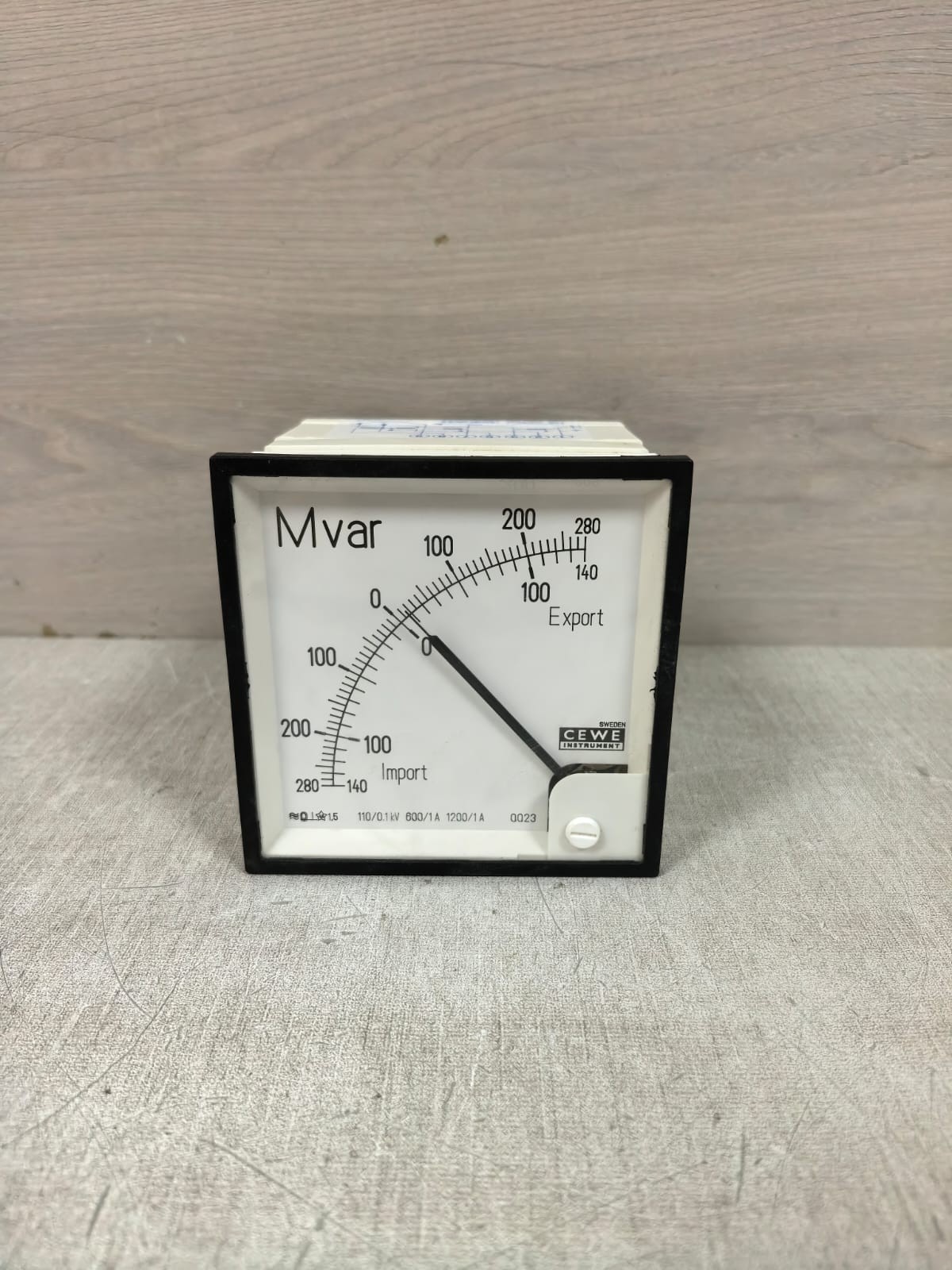 CEWE 0023 CEWE INSTRUMENTS 0023 ANALOG PANEL METER 110/0.1KV 1