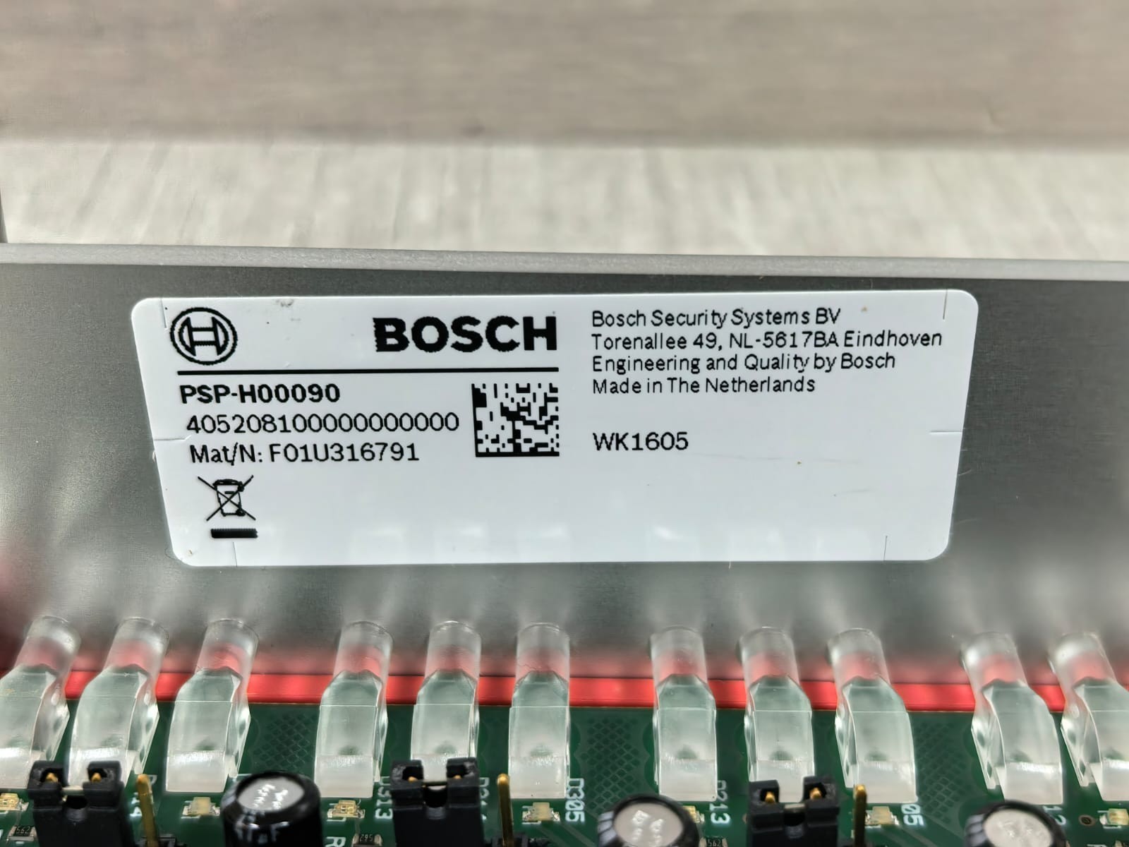 Bosch PSP-H00090 MAT/N:F01U316791 BOSCH PSP-H00090 MAT/N:F01U316791 LINE DETECTION BOARD 5