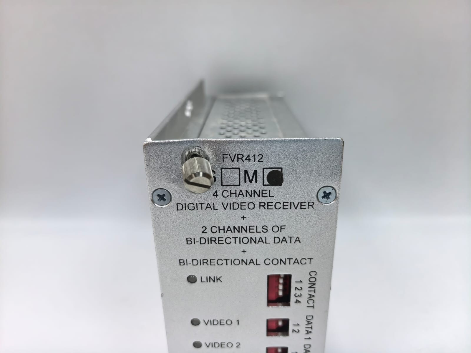 COMNET FVR412(M) COMNET FVR412(M) 4-CHANNEL DIGITAL VIDEO RECEIVER +2-CHANNELS OF BI-DIRECTIONAL 2