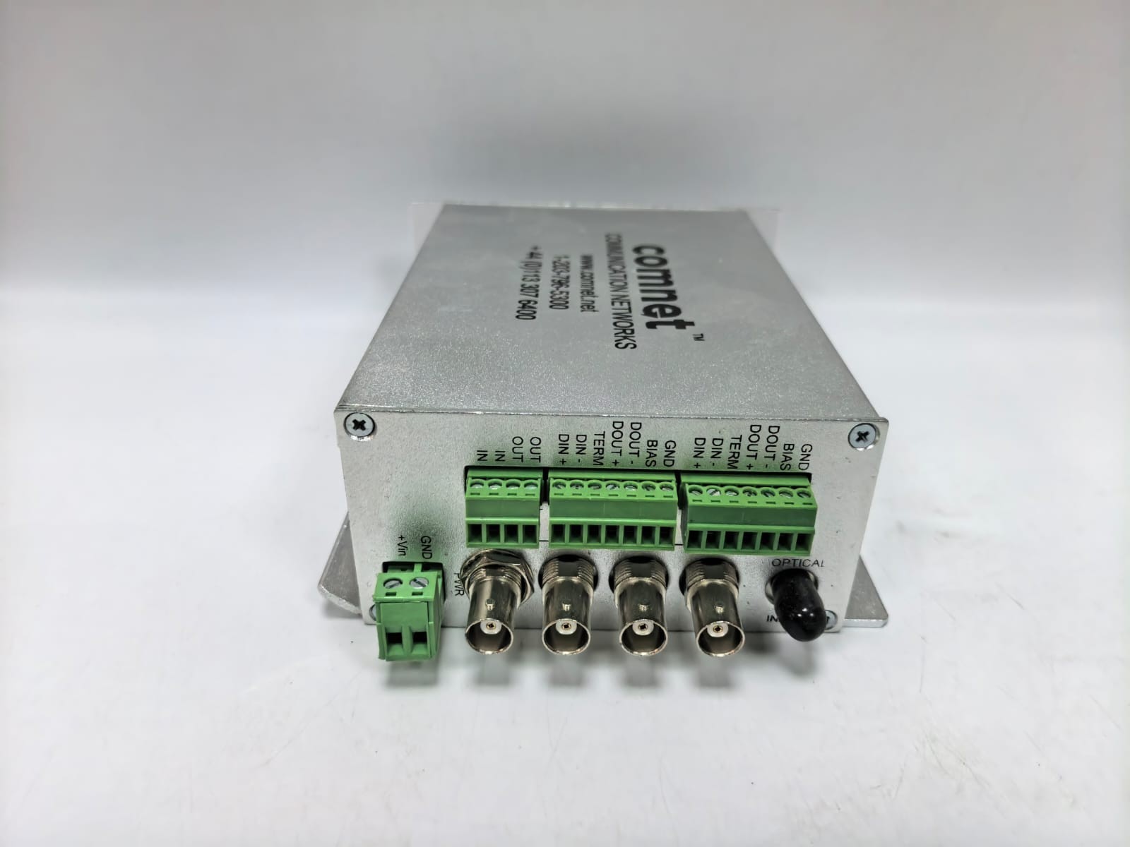 COMNET FVR412(M) COMNET FVR412(M) 4-CHANNEL DIGITAL VIDEO RECEIVER +2-CHANNELS OF BI-DIRECTIONAL 7