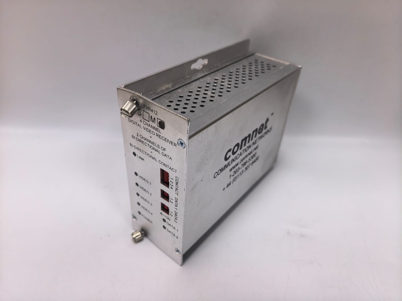 COMNET FVR412(M) COMNET FVR412(M) 4-CHANNEL DIGITAL VIDEO RECEIVER +2-CHANNELS OF BI-DIRECTIONAL 8