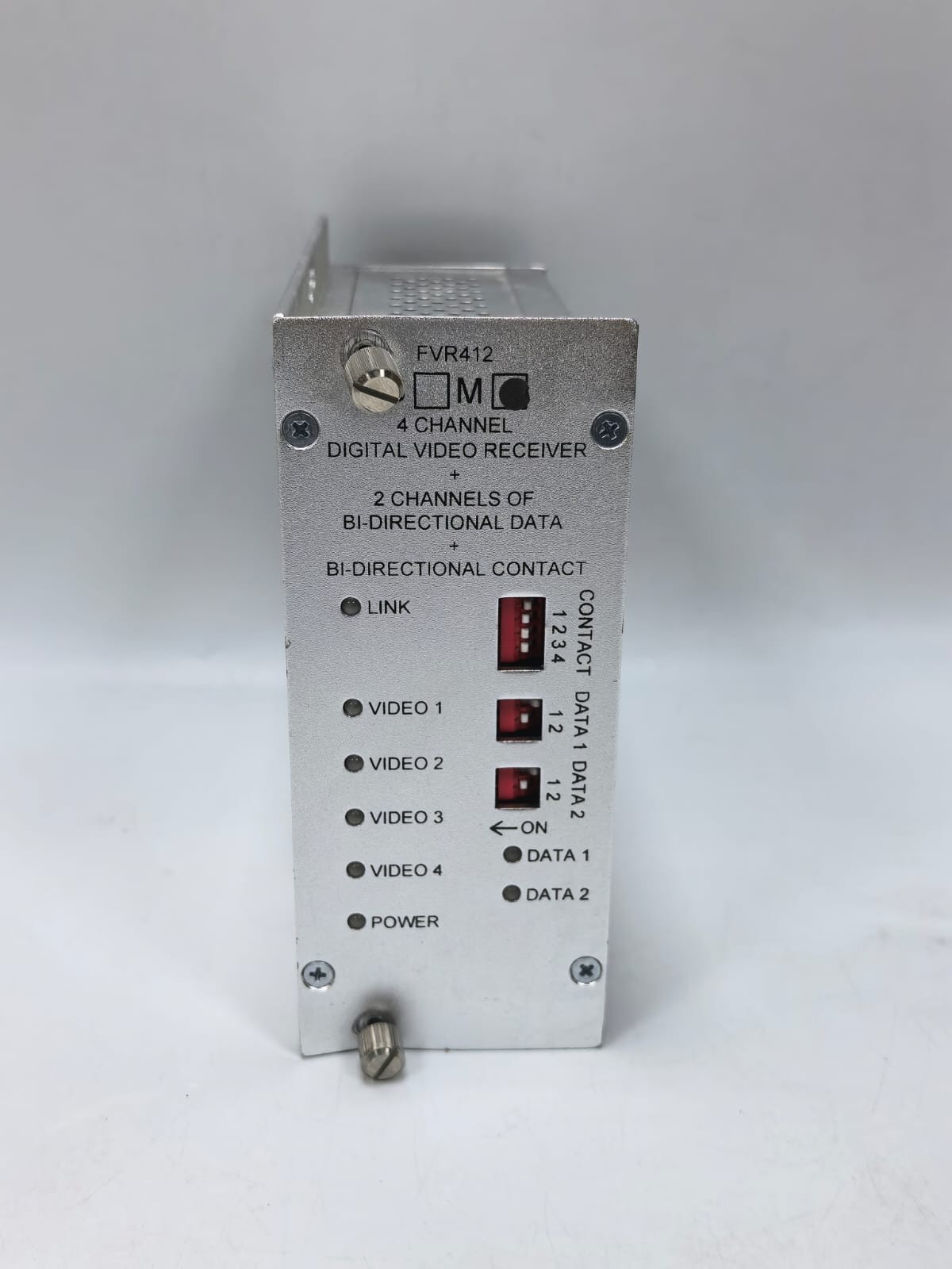 COMNET FVR412(M) 4-CHANNEL DIGITAL VIDEO RECEIVER +2-CHANNELS OF BI-DIRECTIONAL