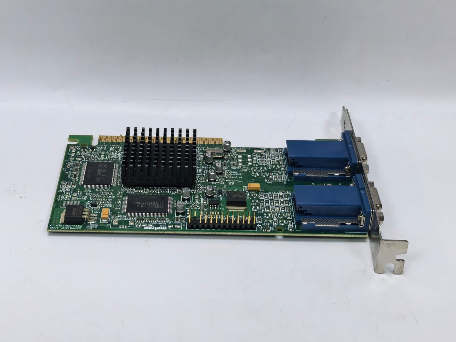 MATROX F971-0302 REV.A P40031D ETON ET866 MATROX F971-0302 REV.A P40031D ETON ET866 DUAL VIDEO GRAPHICS CARD 8