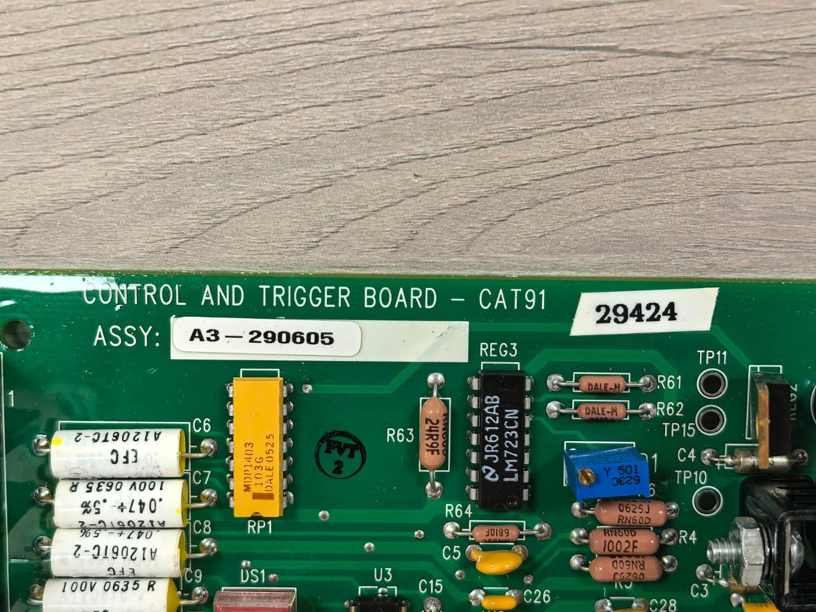RAPID POWER A3-290605 RAPID POWER CORPORATION A3-290605 CONTROL AND TRIGGER BOARD -CAT91 6