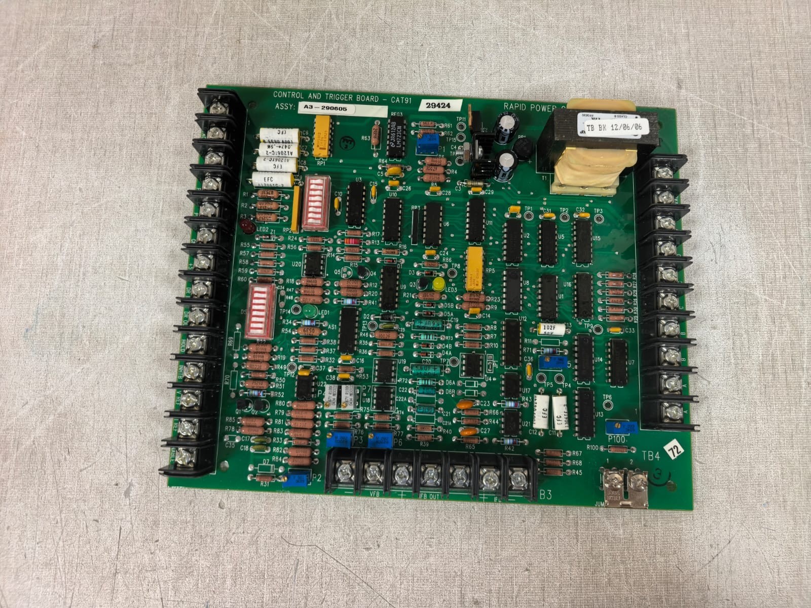 RAPID POWER A3-290605 RAPID POWER CORPORATION A3-290605 CONTROL AND TRIGGER BOARD -CAT91 7