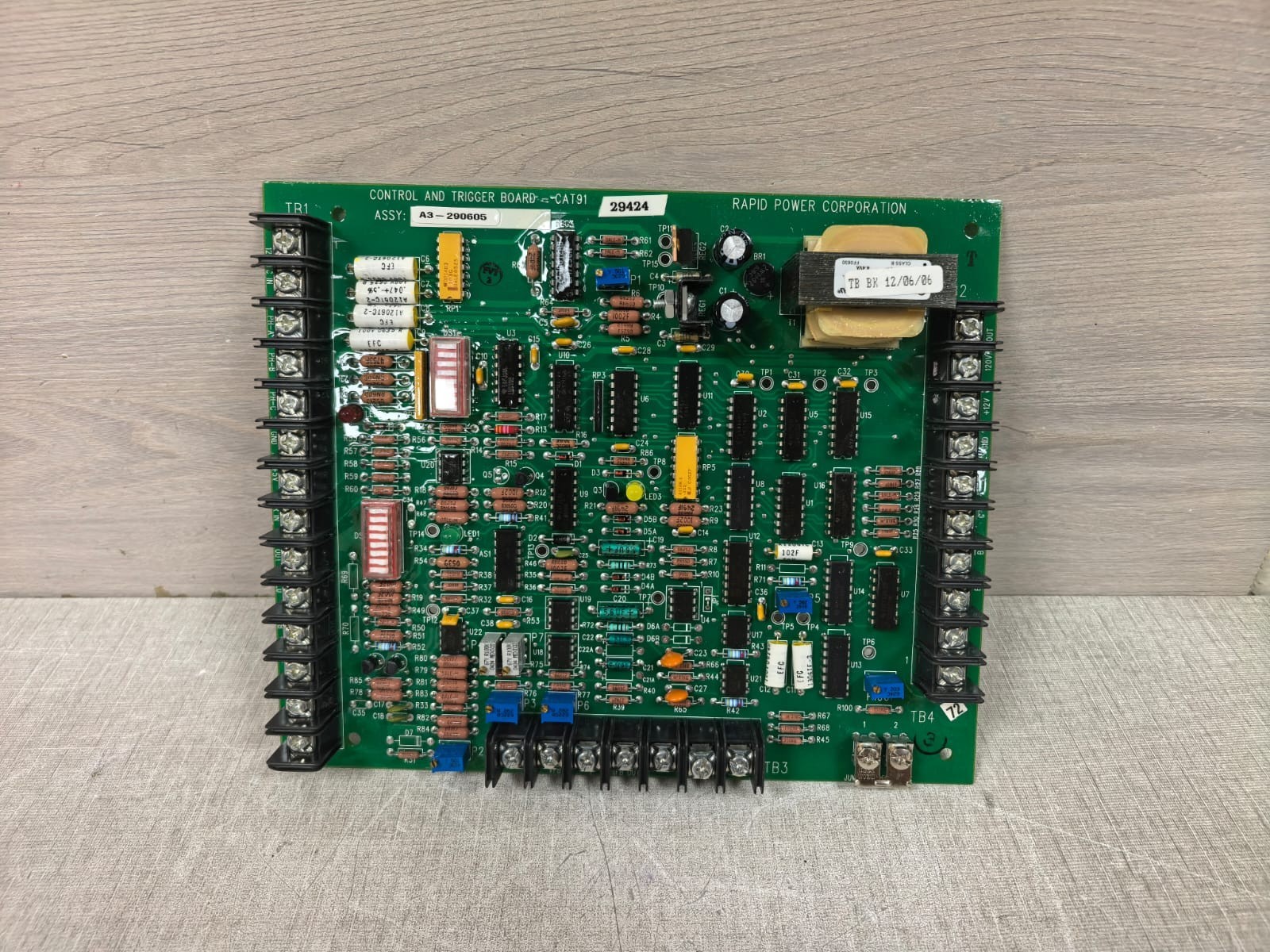 RAPID POWER A3-290605 RAPID POWER CORPORATION A3-290605 CONTROL AND TRIGGER BOARD -CAT91 1