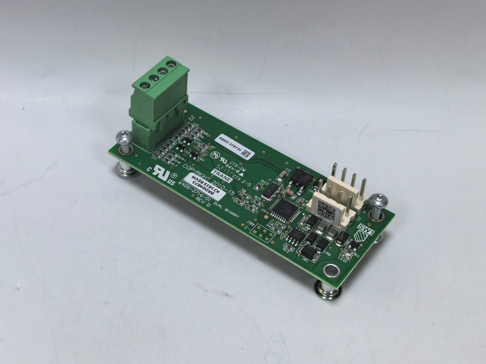 Trane 6400-2716-01 TRANE 6400-2716-01 DUAL BINARY REV D PCB BOARD 6