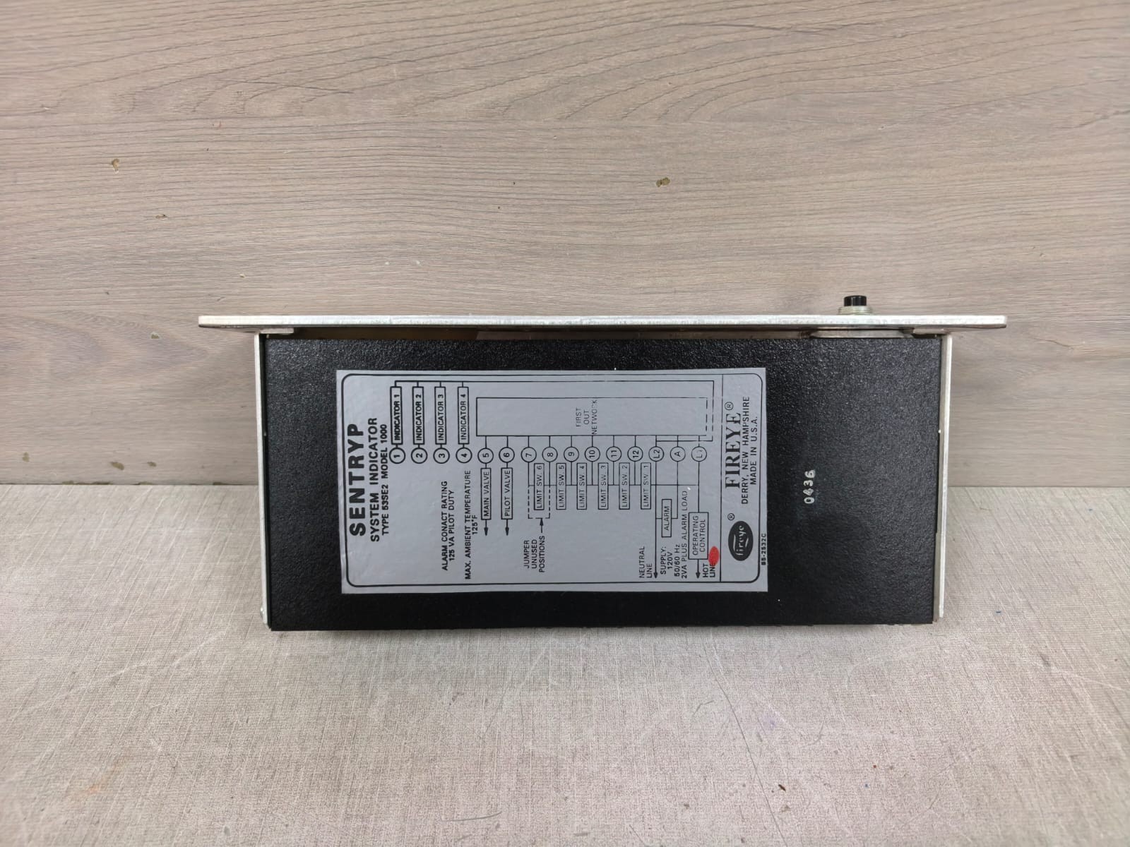 FIREYE SENTRYP 53SE2 1000 FIREYE SENTRYP 53SE2 1000 SYSTEM INDICATOR 9