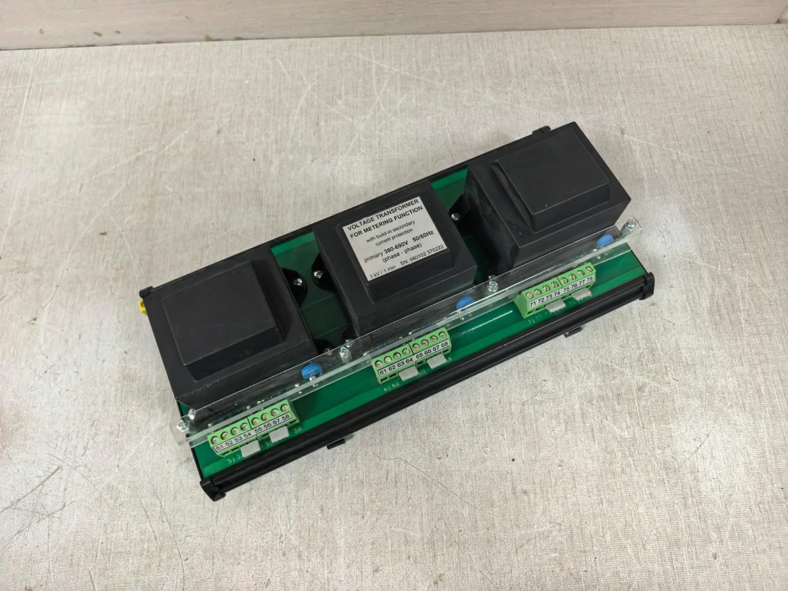 RUFA TRACO BV 411-5032 RUFA TRACO BV 411-5032 VOLTAGE TRANSFORMER FOR METERING FUNCTION 2