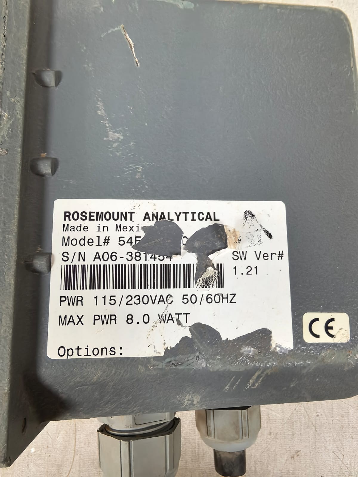 ROSEMOUNT ANALYTICAL 54EC ROSEMOUNT ANALYTICAL 54EC CONDUCTIVITY ANALYZER 6