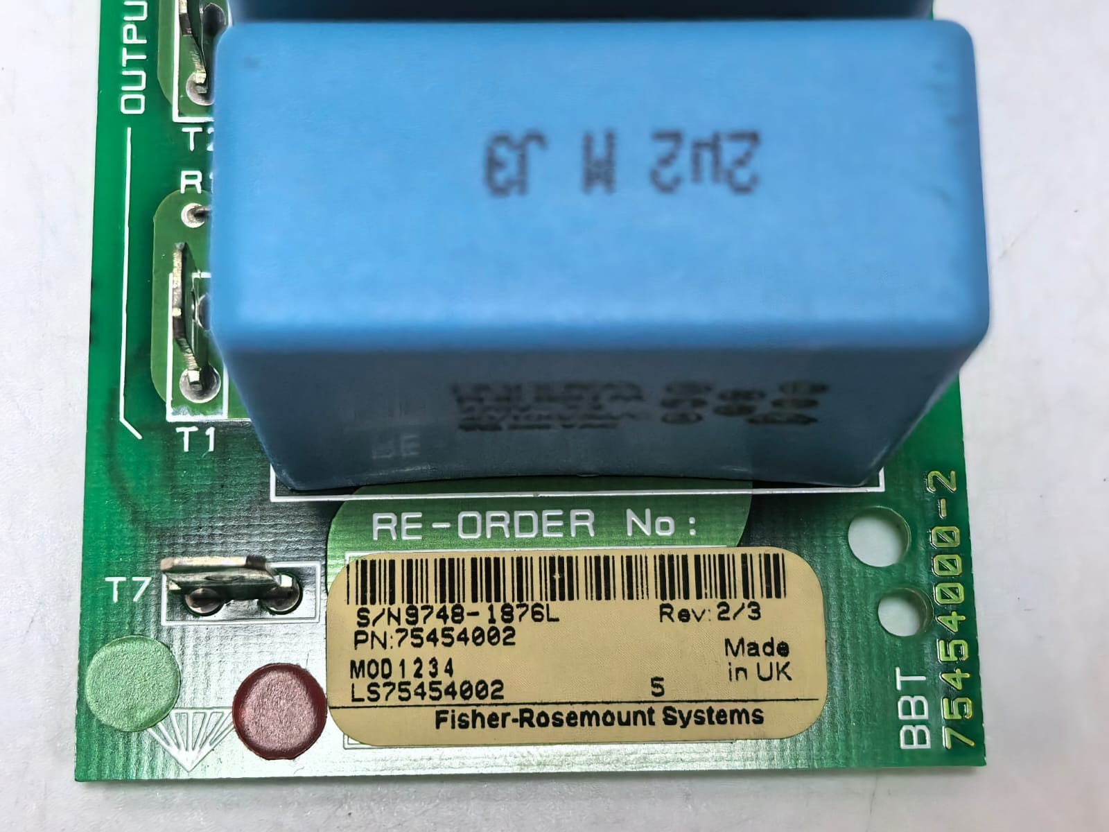 Liebert 75454002 LIEBERT/FISHER-ROSEMOUNT SYSTEMS 75454002 PCB BOARD 2