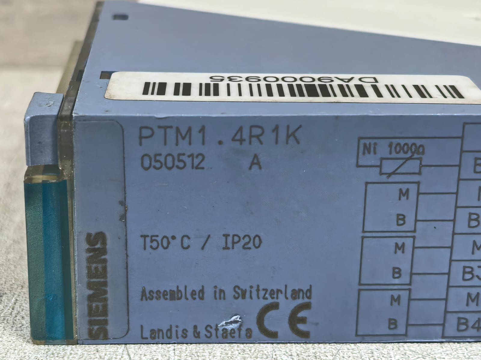 Siemens PTM14R1K SIEMENS PTM1-4R1K COUNT VALUE MODULE 4