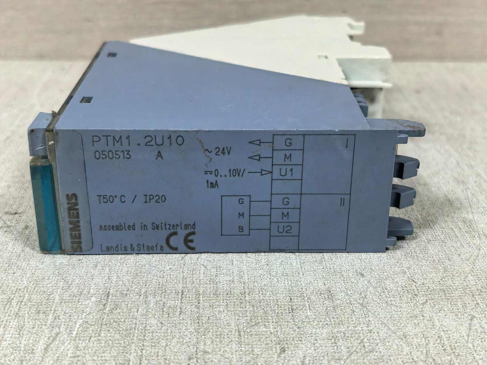 Siemens PTM1-2U10 SIEMENS PTM1-2U10 MEASURED VALUE MODULE 5