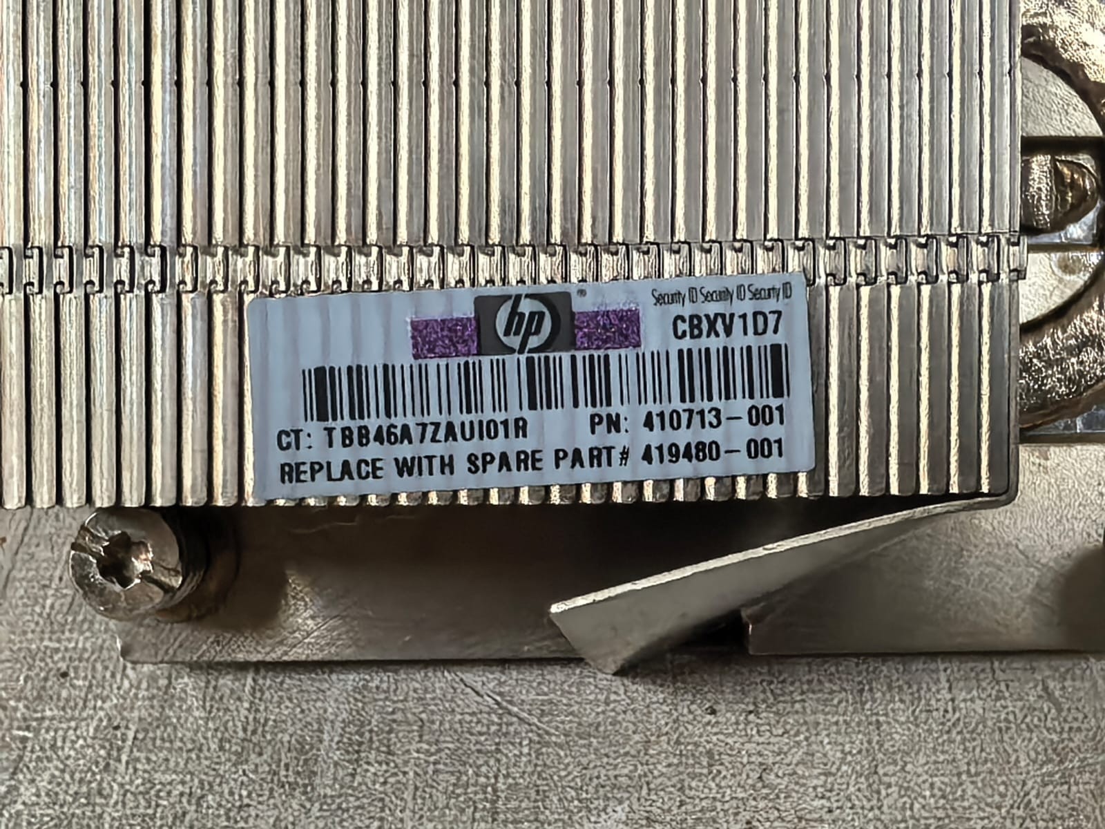 HP 410713-001 HP 410713-001 SPS-HEAT SINK (41874-001) 3