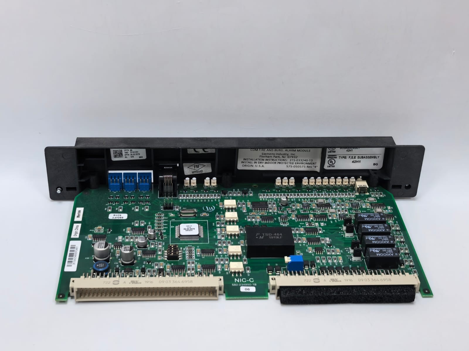 Siemens 580-034890-1B SIEMENS NIC-C 580-034890-1B NETWORK INTERFACE CARD 6