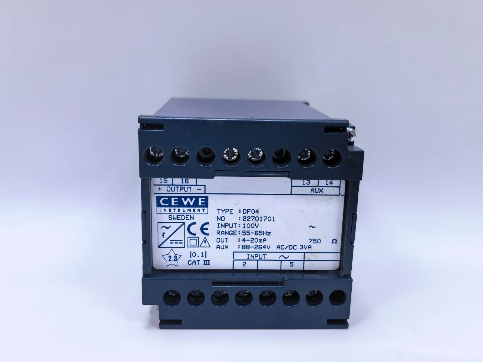 CEWE INSTRUMENT DF04 CEWE INSTRUMENT DF04 TRANSDUCER 100V 1