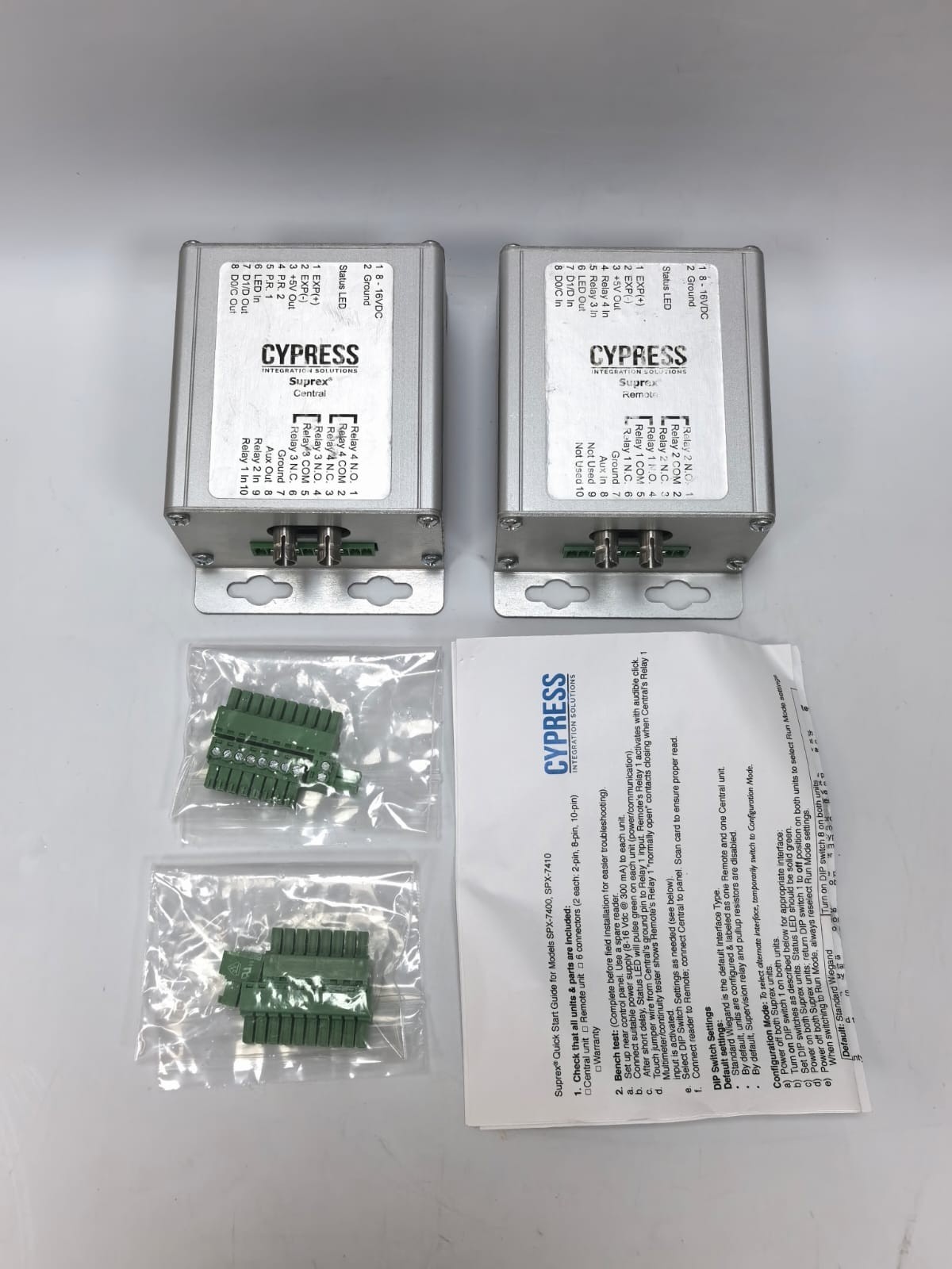 CYPRESS INTEGRATION SPX-7410 CYPRESS INTEGRATION SOLUTIONS SPX-7410 SUPREX READER-EXTENDER 1