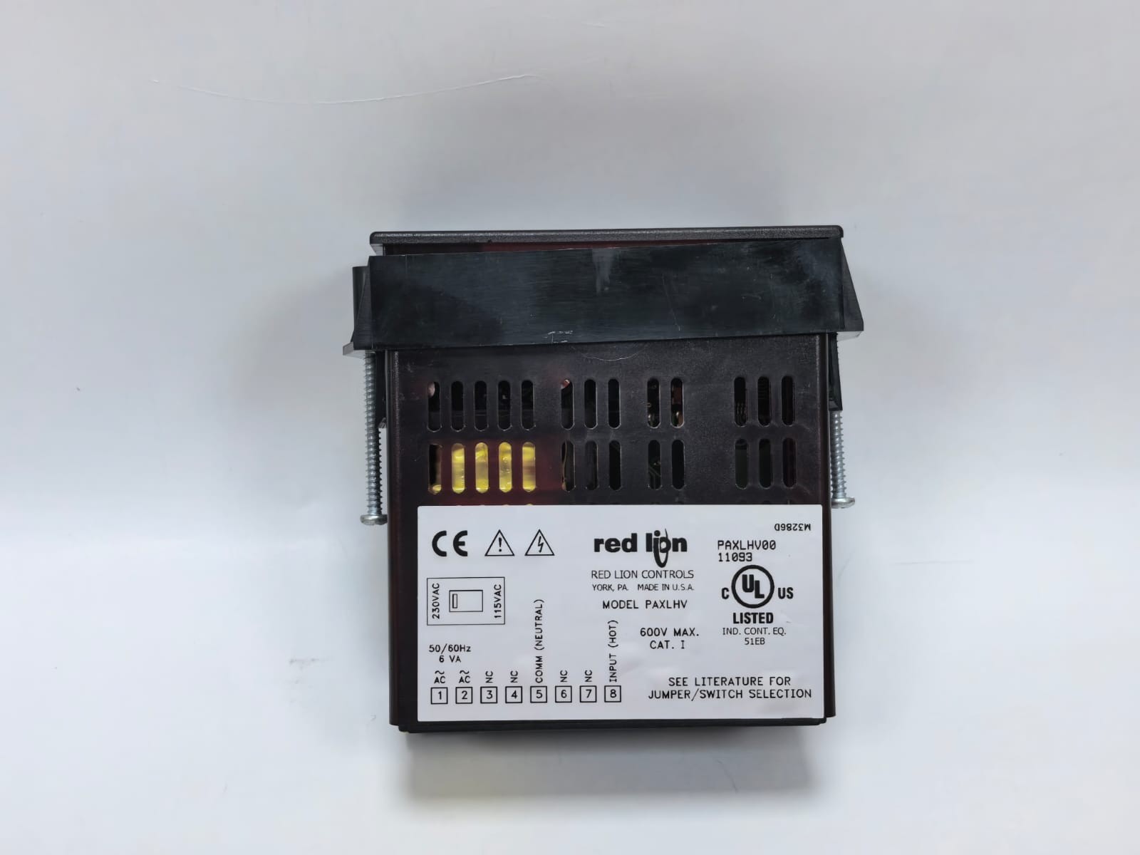 Red Lion Controls PAXLHV00 RED LION CONTROLS PAXLHV DIGITAL PANEL AC VOLTMETER PAXLHV00 3