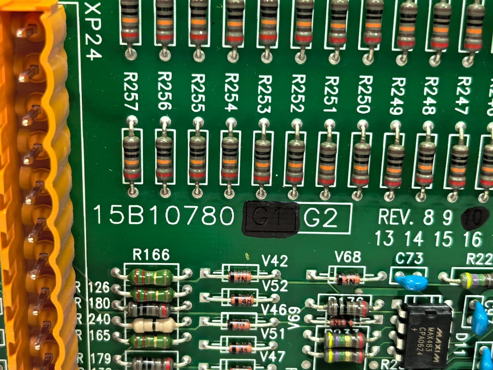 Emerson 15B10780G2 EMERSON 15B10780G2 INTERFACE BOARD 2