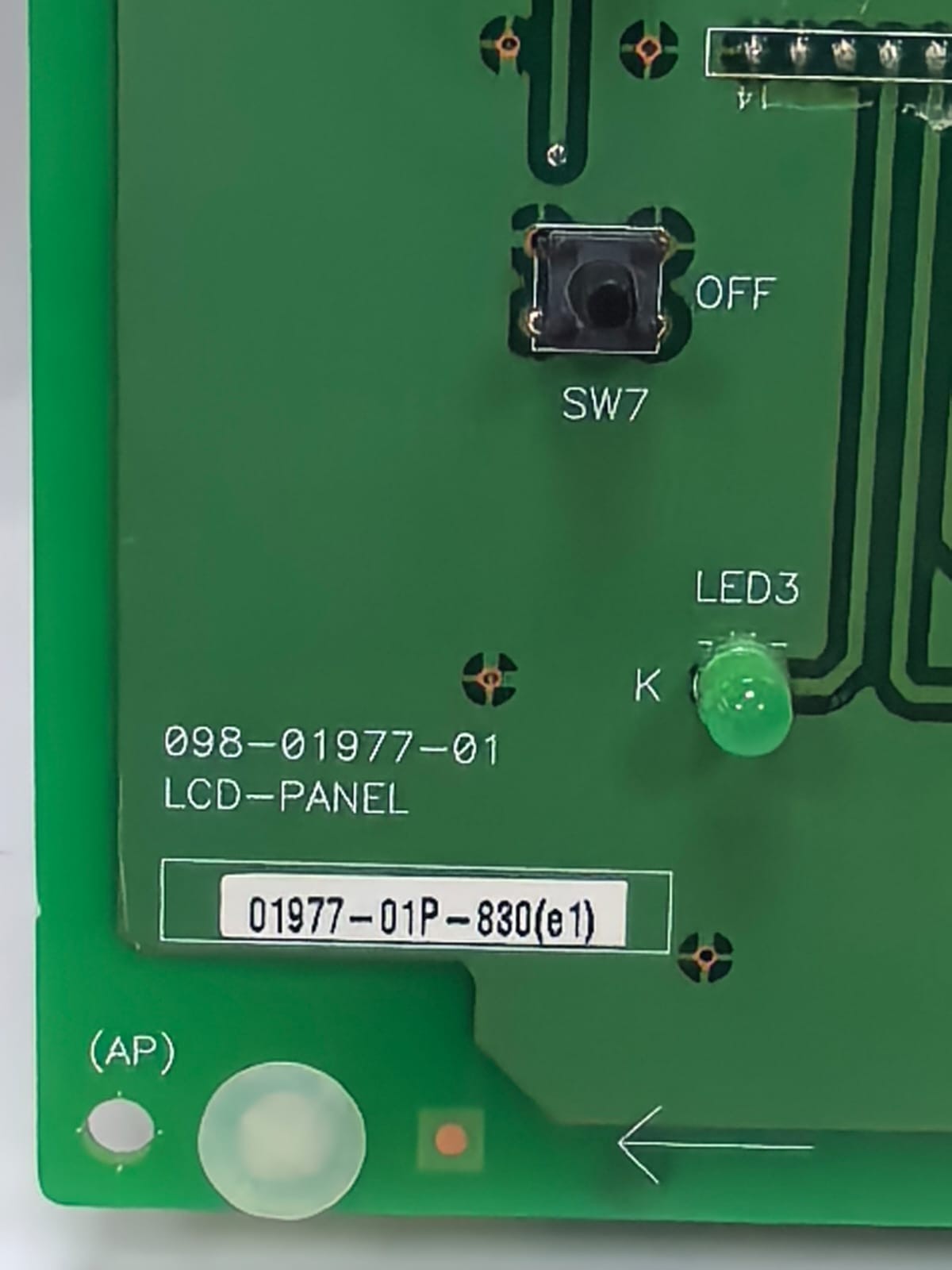 01970-08P-830(E1) 098-01977-01/ 01977-01P-830(E1) LCD PANEL 01970-08P-830(E1) PCB BOARD 2