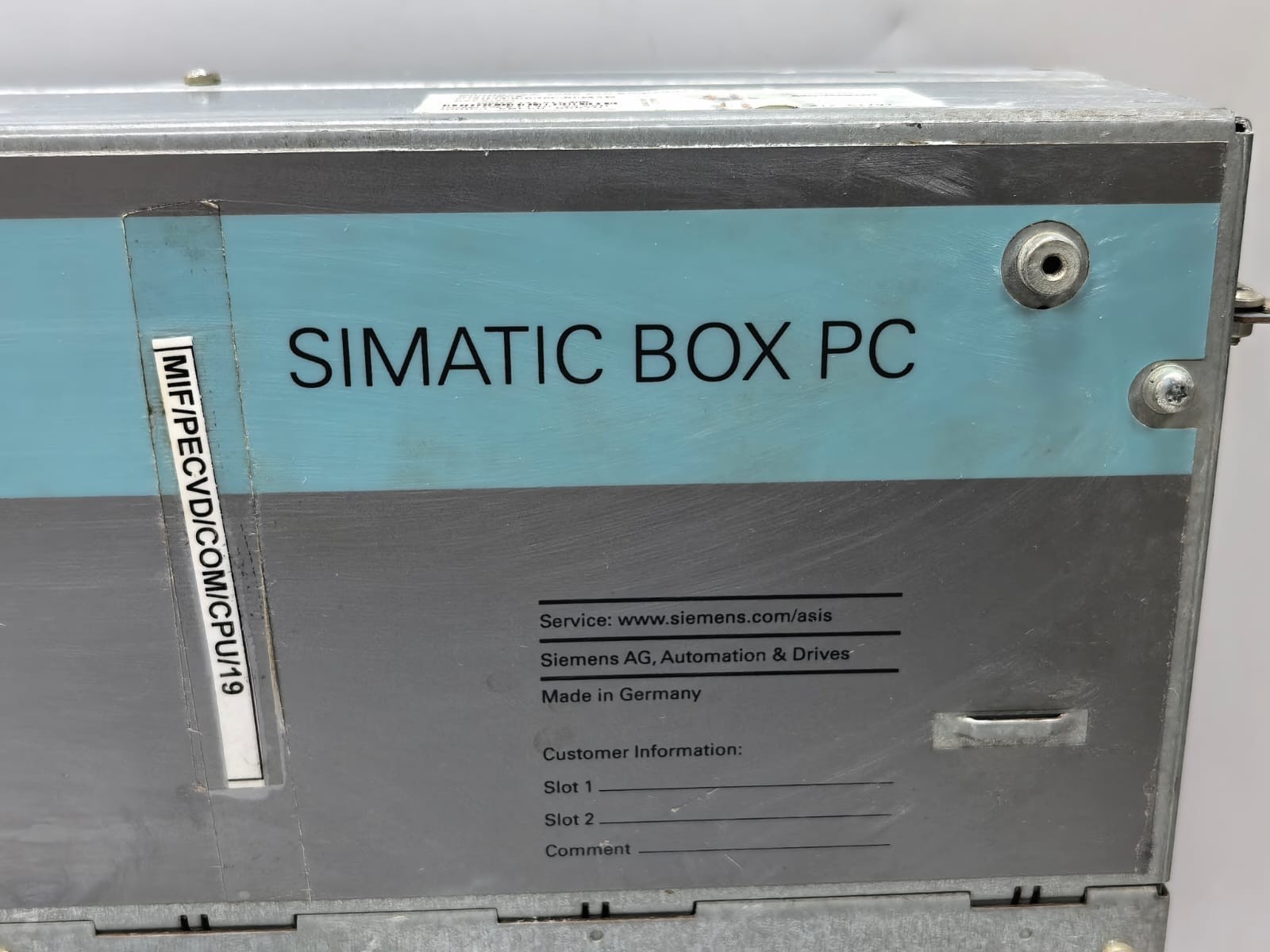 Siemens 6ES7647-6AA25-0CJ0 SIEMENS 6ES7647-6AA25-0CJ0 SIMATIC BOX PC 627(DC) 3