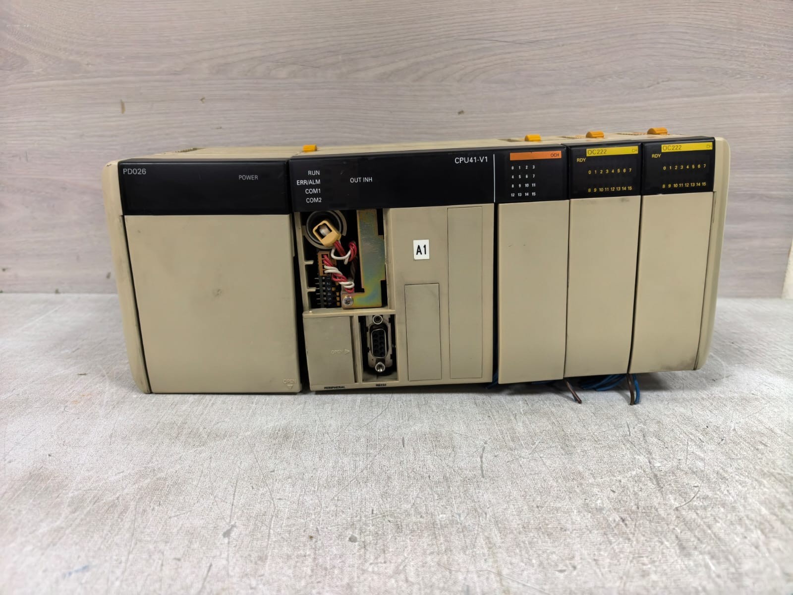 Omron CQM1 PD026/ CPU141-V1 /OCH/OC222 OMRON SYSMAC CQM1 PD026/ CPU141-V1 /OCH/OC222 PROGRAMMABLE LOGIC CONTROLLER 3