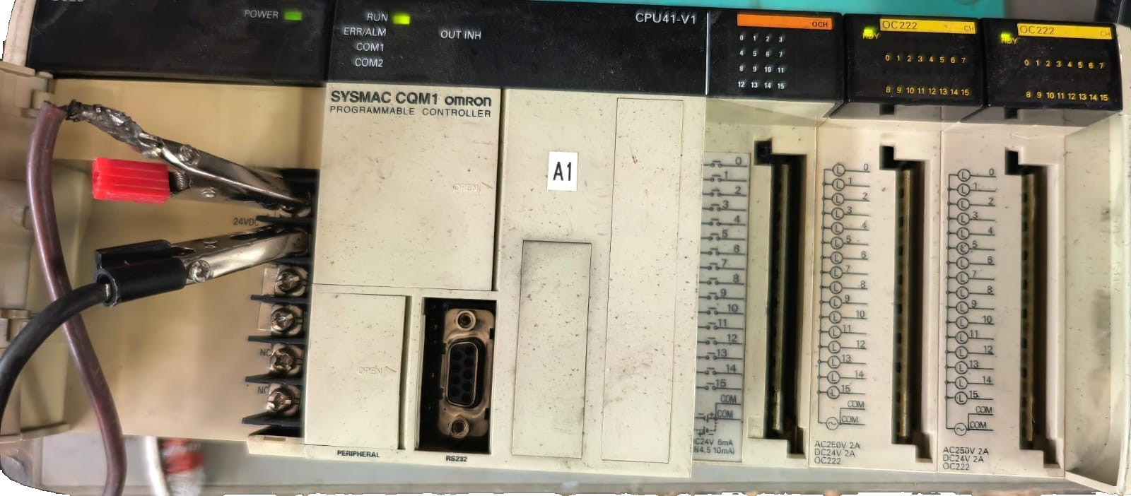 Omron CQM1 PD026/ CPU141-V1 /OCH/OC222 OMRON SYSMAC CQM1 PD026/ CPU141-V1 /OCH/OC222 PROGRAMMABLE LOGIC CONTROLLER 1