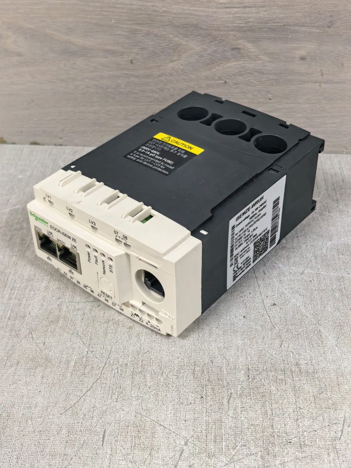 Schneider Electric EOCR-ISEM ZE / ISEMZE-WRUH SCHNEIDER ELECTRIC EOCR-ISEM ZE / ISEMZE-WRUH SMART ELECTRONIC PROTECTION RELAY 6