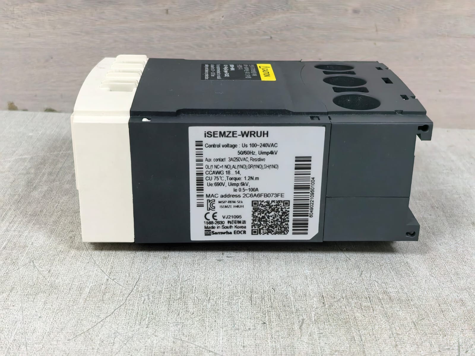 Schneider Electric EOCR-ISEM ZE / ISEMZE-WRUH SCHNEIDER ELECTRIC EOCR-ISEM ZE / ISEMZE-WRUH SMART ELECTRONIC PROTECTION RELAY 7