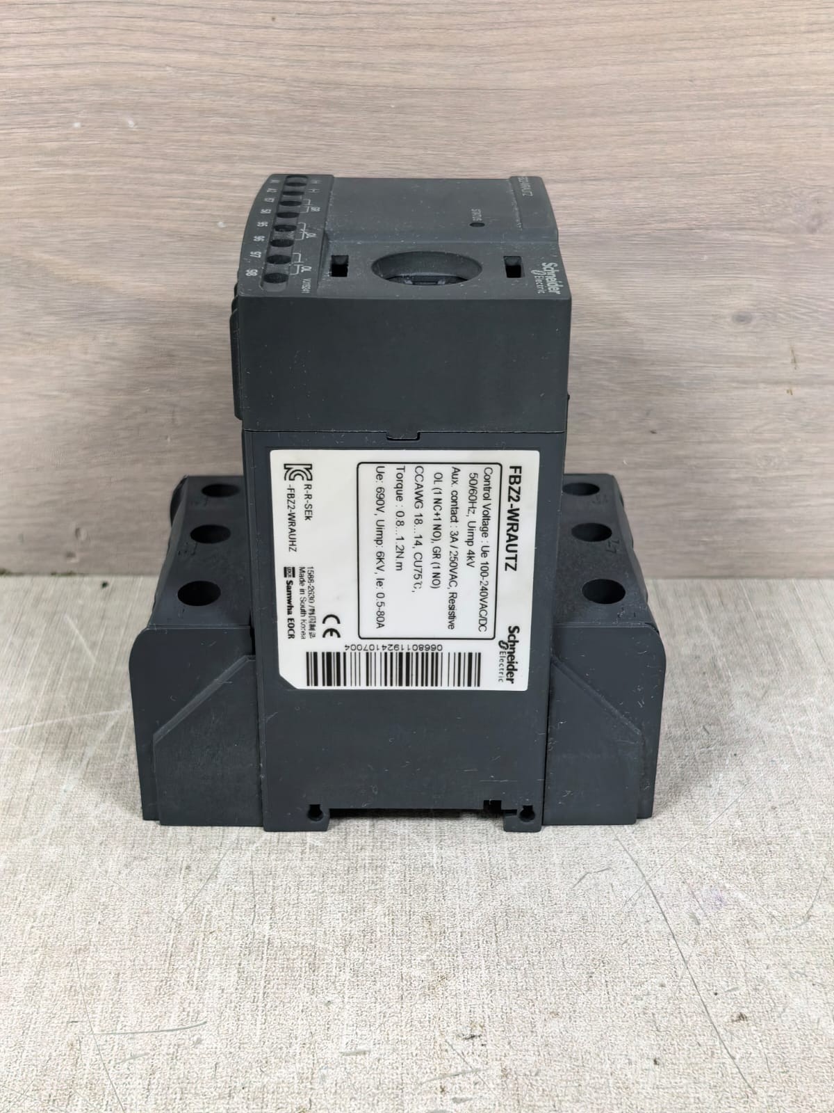 Schneider Electric FBZ2-WRAUTZ SCHNEIDER ELECTRIC FBZ2-WRAUTZ ELECTRONIC OVERCURRENT RELAY 100-240VAC/DC 7