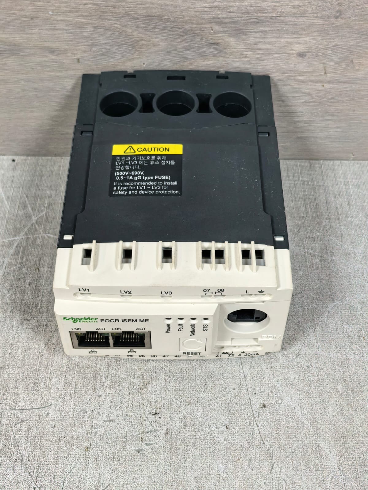 Schneider Electric EOCR-ISEM ME/ ISEMME-WRUH SCHNEIDER ELECTRIC EOCR-ISEM ME/ ISEMME-WRUH INTELLIGENT SMART ENERGY MONITORING 8