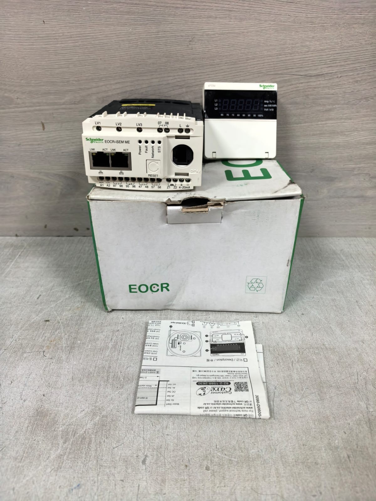 Schneider Electric EOCR-ISEM ME/ ISEMME-WRUH SCHNEIDER ELECTRIC EOCR-ISEM ME/ ISEMME-WRUH INTELLIGENT SMART ENERGY MONITORING 1