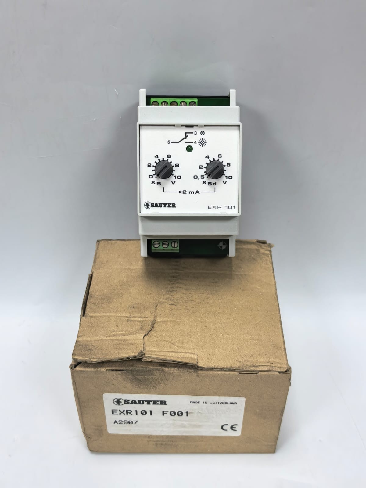 SAUTER EXR101 F001 SAUTER EXR101 F001 FLEXOTRON 2000 ELECTRONIC SWITCHING UNIT 1
