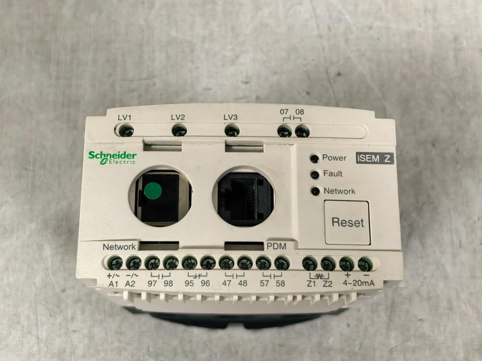 Schneider Electric ISEM Z/ ISEMZ-WRUH SCHNEIDER ELECTRIC ISEM Z/ ISEMZ-WRUH DIGITAL MOTOR PROTECTION RELAY 5