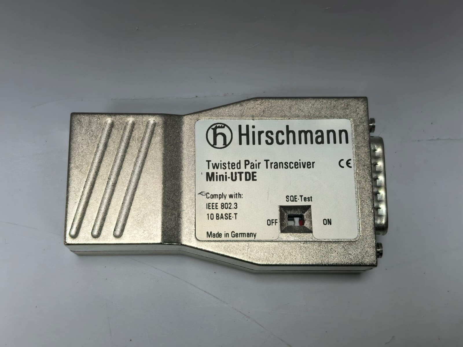 HIRSCHMANN MINI-UTDE-RJ45 HIRSCHMANN MINI-UTDE-RJ45 TWISTED PAIR TRANSCEIVER 3
