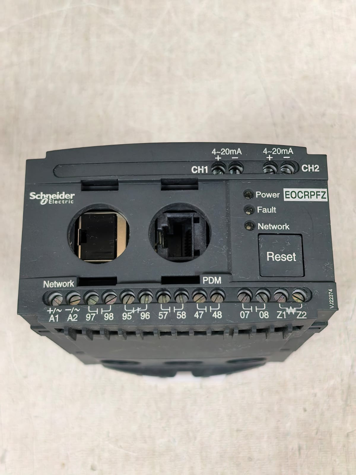 Schneider Electric EOCRPFZ/ EOCRPFZ-WRDUH SCHNEIDER ELECTRIC EOCRPFZ/ EOCRPFZ-WRDUH MOTOR PROTECTION RELAY 100-240VAC 4