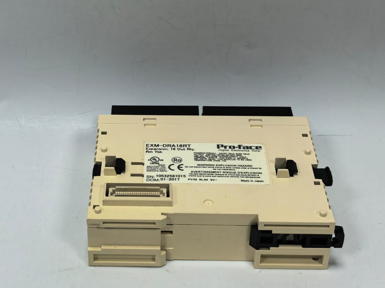 PRO-FACE EXM-DRA16RT PRO-FACE EXM-DRA16RT 16-POINT RELAY OUTPUT EXPANSION MODULE 7