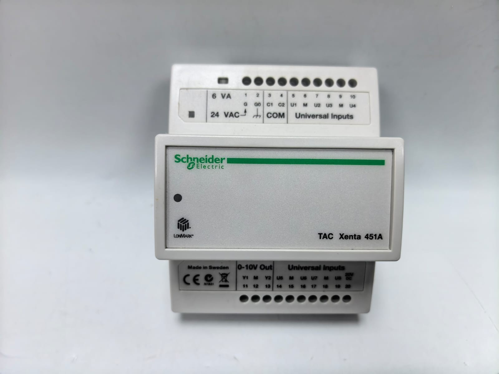 Schneider Electric TAC XENTA 400 SCHNEIDER ELECTRIC TAC XENTA 451A INPUT/OUTPUT MODULE W/ TAC XENTA 400 BASE 3