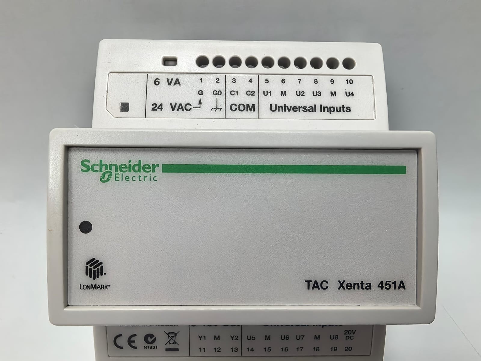 Schneider Electric TAC XENTA 400 SCHNEIDER ELECTRIC TAC XENTA 451A INPUT/OUTPUT MODULE W/ TAC XENTA 400 BASE 4