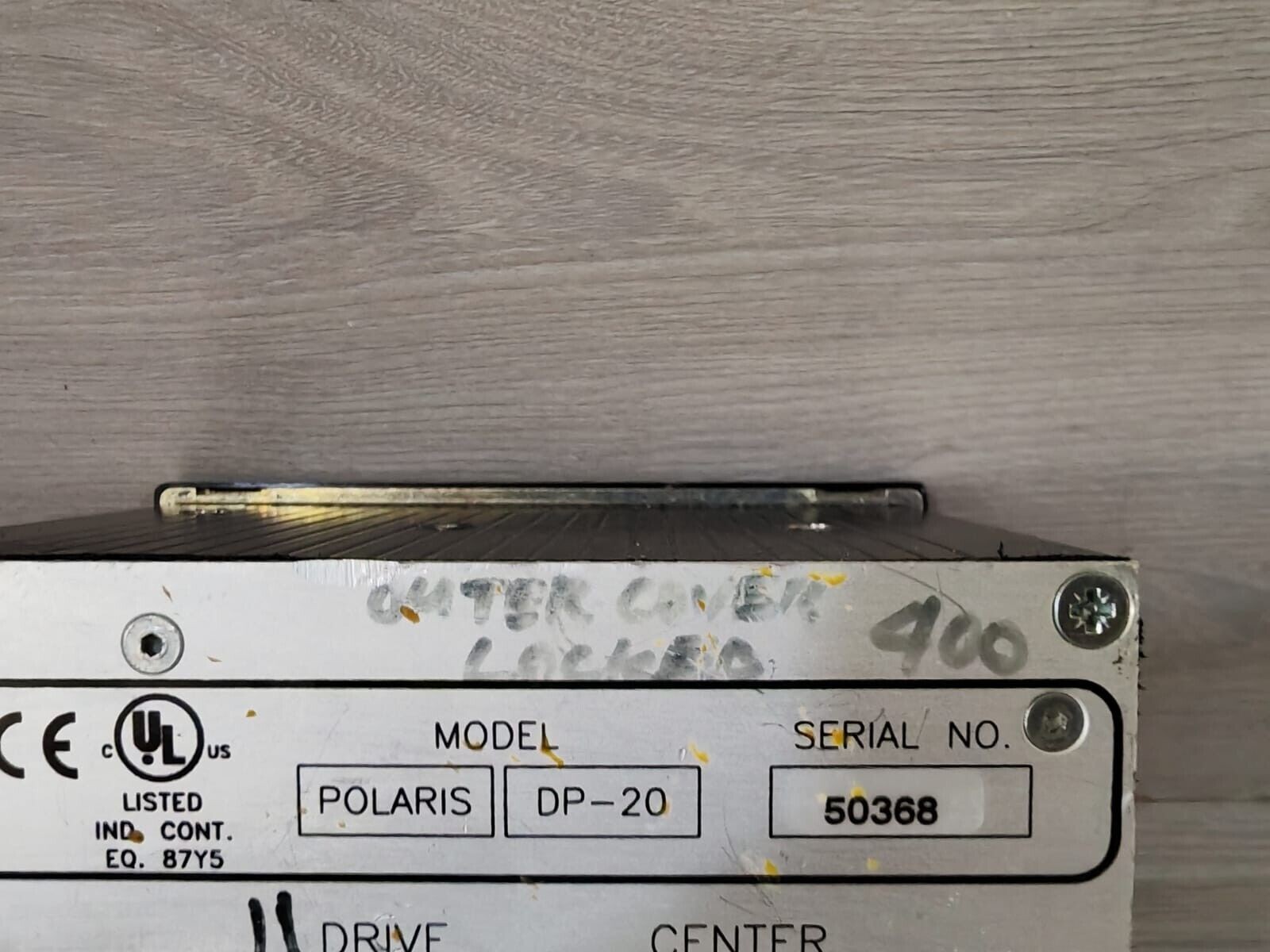 FIFE MAXCESS DP-20 FIFE MAXCESS POLARIS DP-20 WEB GUIDE CONTROLLER- WITH BLACK SPOT ON THE SCREEN 3