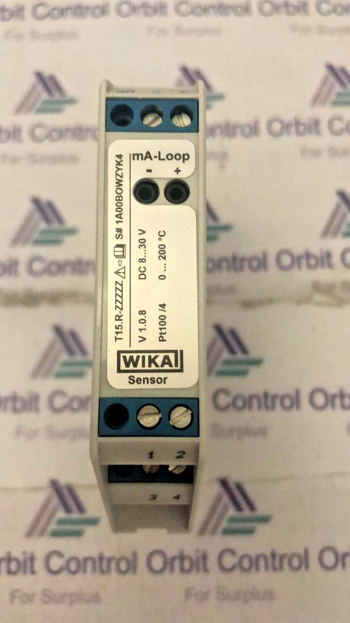 WIKA T15R-ZZZZZ, WIKA T15R-ZZZZZ, V 1.0.8 RTD mA transmitter 1