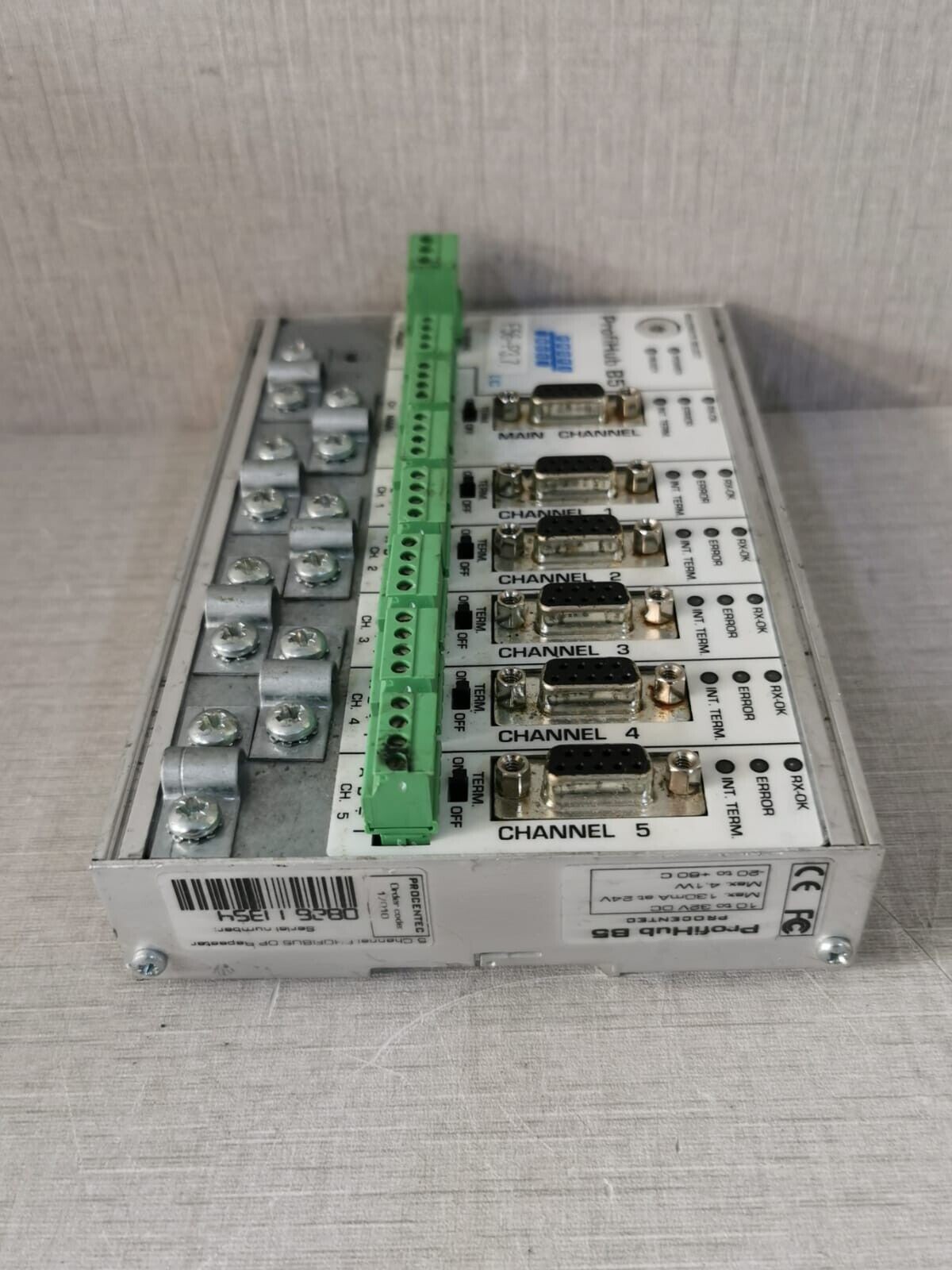 ProfiBus 17010 ProfiBus Profihub B5 Procentec 5 Channel DP Repeater 17010 9