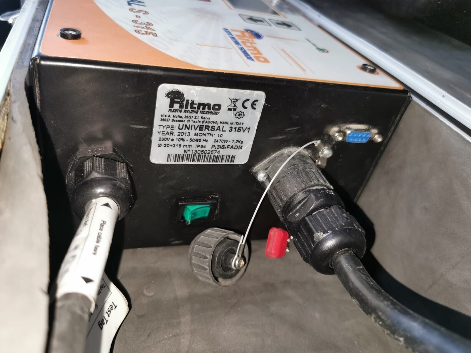 RITMO UNIVERSAL 315 V1 RITMO Universal 315 V1 Electrofusion Welding Machine - Incomplete Accessories 6