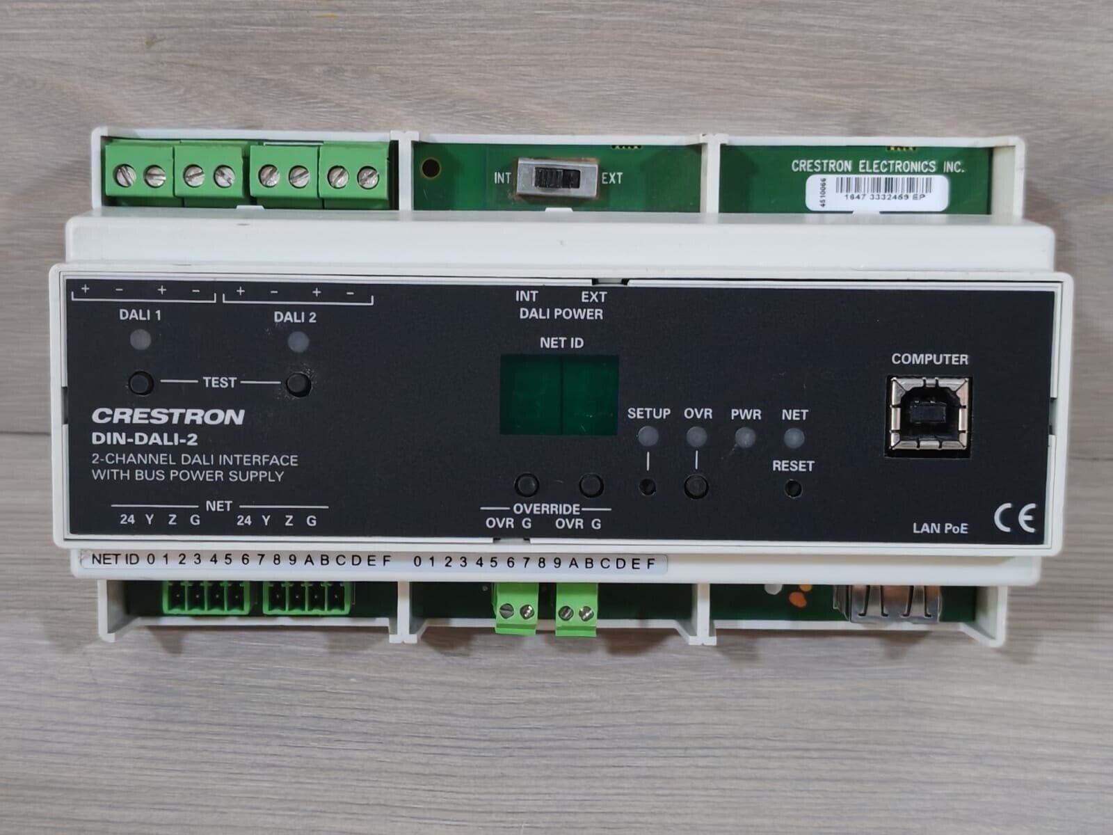 Crestron DIN-DALI-2 DIN CRESTRON DIN-DALI-2 DIN RAIL 2 CHANNEL DALI INTERFACE W/ BUS POWER SUPPLY 3