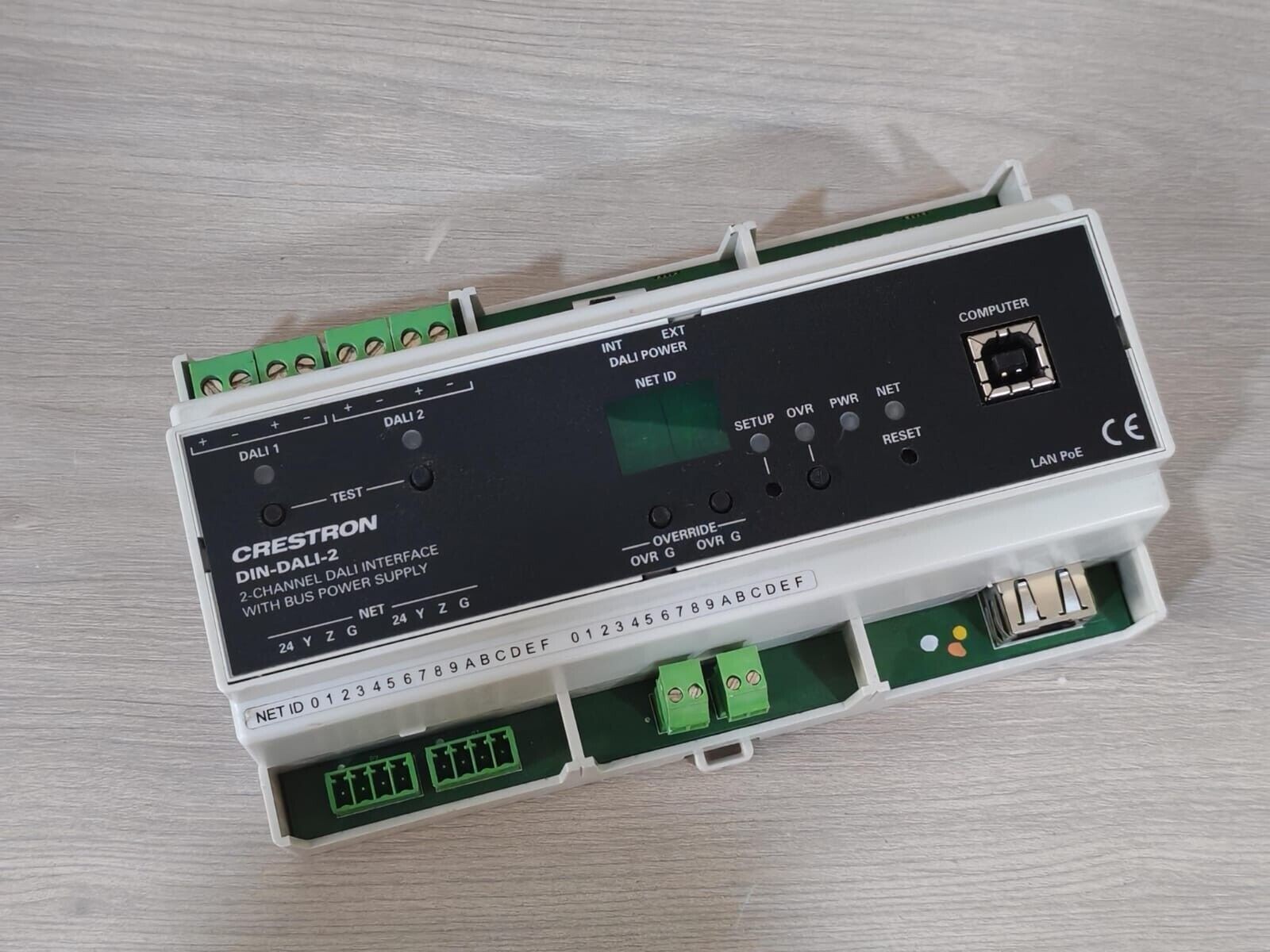 Crestron DIN-DALI-2 DIN CRESTRON DIN-DALI-2 DIN RAIL 2 CHANNEL DALI INTERFACE W/ BUS POWER SUPPLY 6