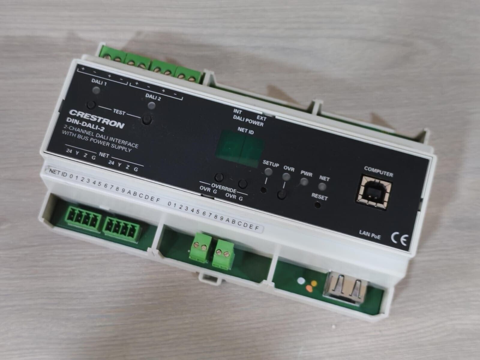 Crestron DIN-DALI-2 DIN CRESTRON DIN-DALI-2 DIN RAIL 2 CHANNEL DALI INTERFACE W/ BUS POWER SUPPLY 7