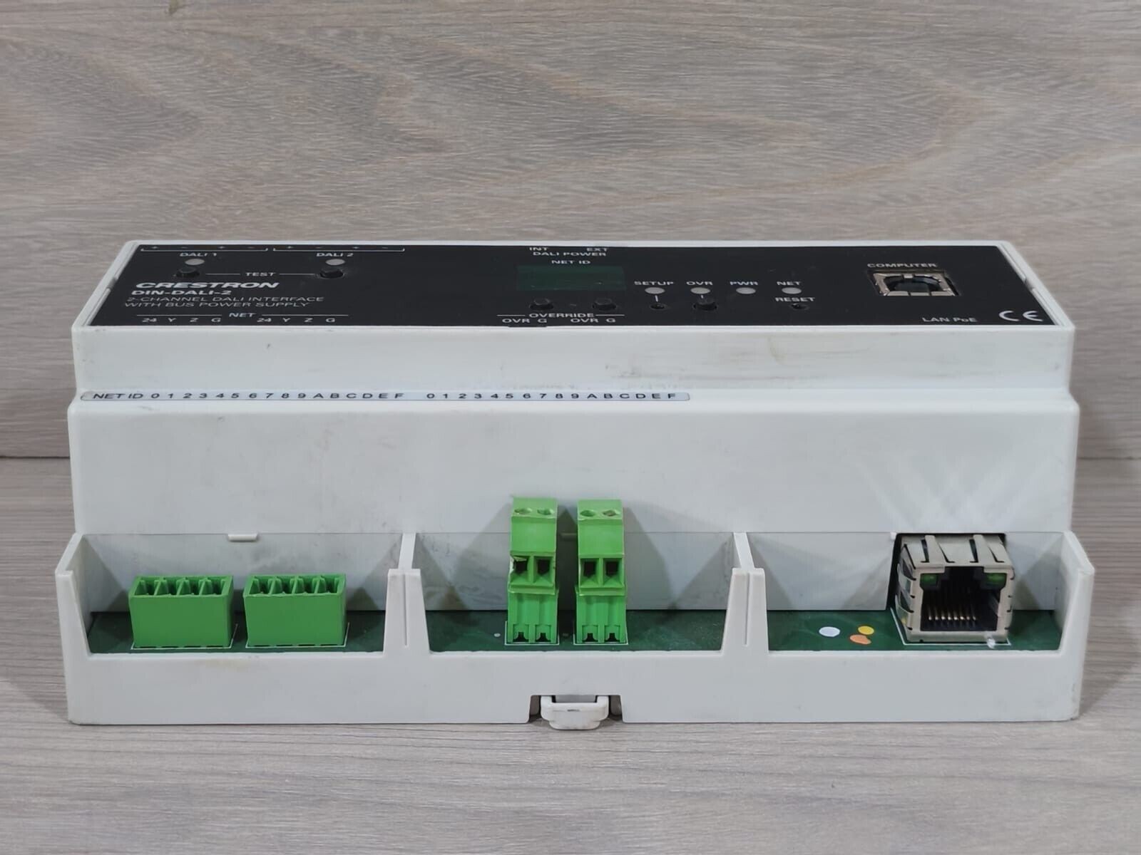 Crestron DIN-DALI-2 DIN CRESTRON DIN-DALI-2 DIN RAIL 2 CHANNEL DALI INTERFACE W/ BUS POWER SUPPLY 9