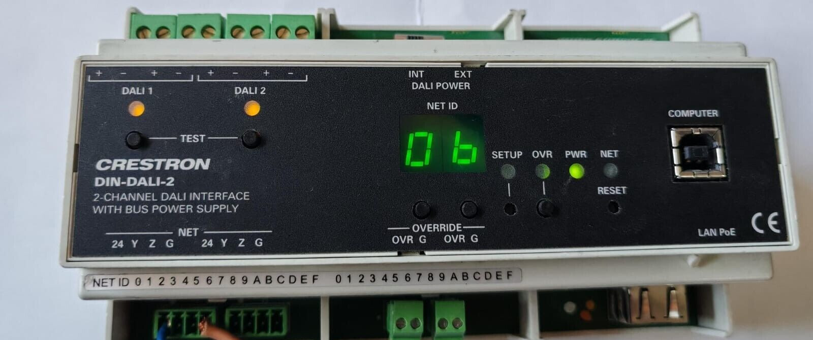 Crestron DIN-DALI-2 DIN CRESTRON DIN-DALI-2 DIN RAIL 2 CHANNEL DALI INTERFACE W/ BUS POWER SUPPLY 1